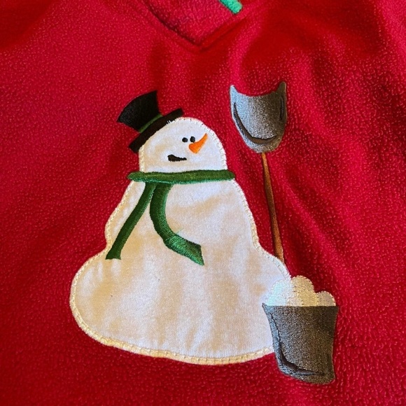 Bobbie Brooks Snowman fleece XL - Picture 3 of 7